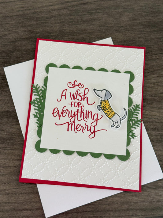 πΎπ Holiday Cheer with a Dachshund Dear πβ¨